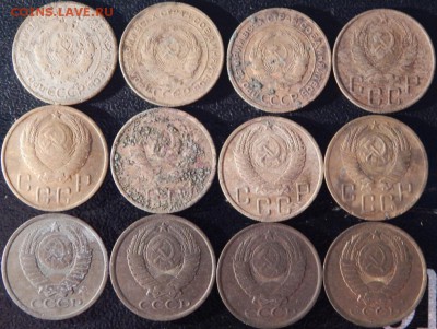 Ранние Советы 3,5 копеек 1924-1991 гг.,28 шт.,до 22:00 3.01. - 5-28-91 12 ШТ.-1.JPG