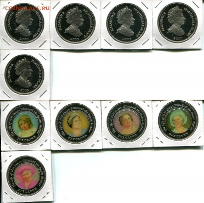 Найтингейл набор 1Кр 5шт 2005 ЦВЕТНЫЕ QM до 02.01.19 22-00 - Nightingale 2005 set QM