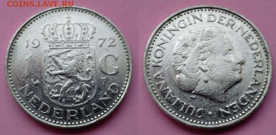 Нидерланды - 1 гульден 1972 года до 4.01 - нидерланды 1 гульден 1972 года