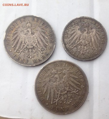 Германская империя 5 марок (Гамбург) 1900, 1904 - mF2fvVes7Jw