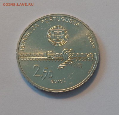 ПОРТУГАЛИЯ - 2,5 е 2009 БЕЛЕНСКАЯ БАШНЯ до 8.01, 22.00 - Португалия 2.5. евро 2009 Беленская башня_1