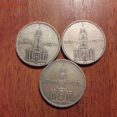 2 марки Кирха 1934 3 шт.разные дворы  06.01.2019  22:00 - 20190102_113218