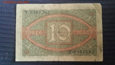  05.01.19 в 22:00 - Германия10марок1920