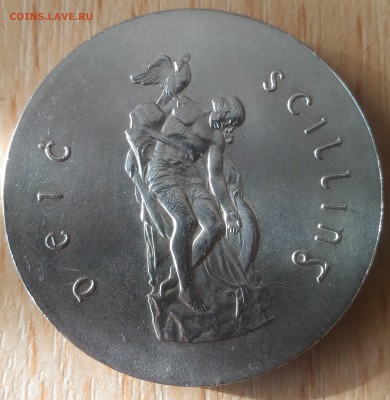 Ирландия 10 шиллингов - Ирландия 10 шиллингов 1966 пасхальное восстание реверс