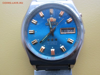 Часы наручные  ORIENT 3 STARS с браслетом на отличном ходу - 9.JPG