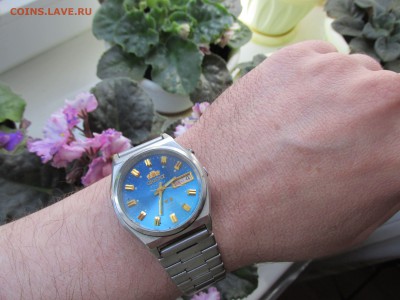 Часы наручные  ORIENT 3 STARS с браслетом на отличном ходу - 2.JPG