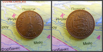 Гернси ½ нового пенни, 1971 - 7