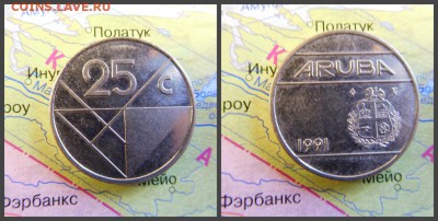 Аруба 25 центов, 1991 - 12