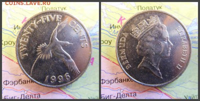 Бермуды 25 центов, 1996 - 14