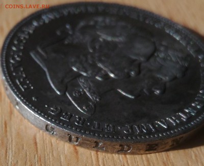 Австро-Венгрия 2 флорина 1879 серебряная свадьба - Австрия гульден реверс