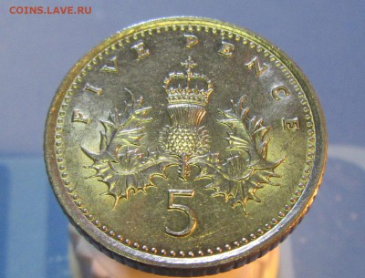 ВЕЛИКОБРИТАНИЯ 5 пенсов 1992 г   до  10.01     22 ч - IMG_2988.JPG