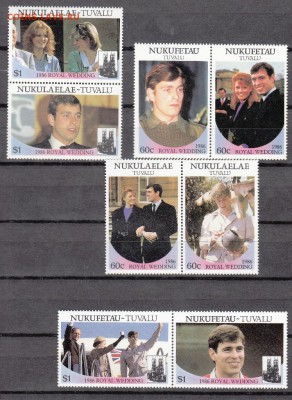 Н Тувалу 1986 королевская семья 8м - 67