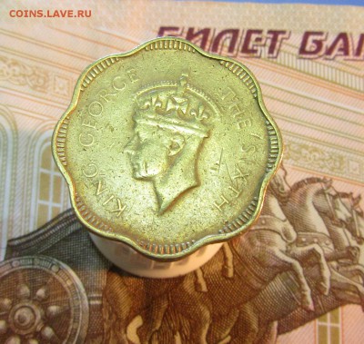 ЦЕЙЛОН   10 центов  1951 г.   до 10.01    22 ч - IMG_3100.JPG