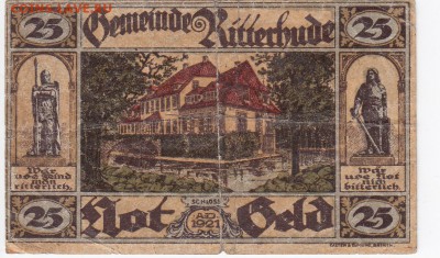 Нотгельд-Риттерхуде 25 пфеннигов 1921 г. до 10.01 в 22.00 - IMG_20190104_0002