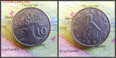 Зимбабве 10 центов, 1980 - 10