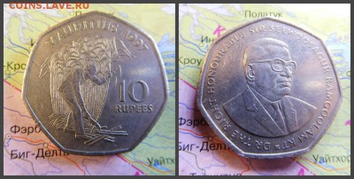 Маврикий 10 рупий, 1997 - 12