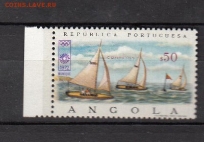 Ангола Португальская 1972 яхты 1м - 2д