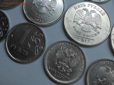 Лот расколов на 1,2,5 руб РФ (15 шт) до 11.01.19 г. 22:00 - DSCN2109.JPG