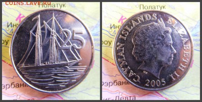 Каймановы острова 25 центов, 2005 - 2