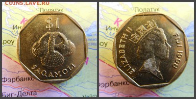 Фиджи 1 доллар, 1998 - 3