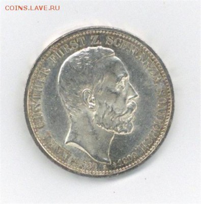 3 марки 1909 г. помогите оценить . - Schwarzburg-Sondershausen 3 mark 1909 (8) - a - 109,78 eur