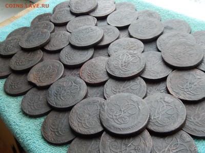 65 пятаков Елизаветы 2, цена фикс ! - 65liza-1-1