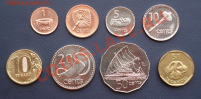 Фиджи. Комплект монет 1998-2009 UNC до 05.06 в 22-00 - Фиджи 1