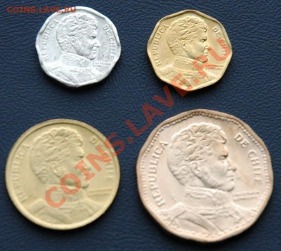 Чили. Комплект монет 2006 UNC до 05.06 в 22-00 - Чили 2