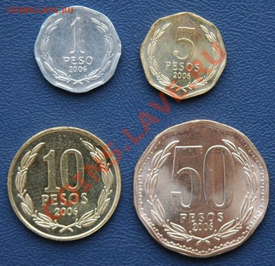 Чили. Комплект монет 2006 UNC до 05.06 в 22-00 - Чили 1