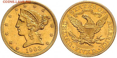5 долларов 1903 года "Америка" - 2818833l