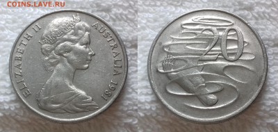 АВСТРАЛИЯ 20 центов 1981 до 12.01 22:00 - АВСТРАЛИЯ 20 центов 1981 20181225_1242