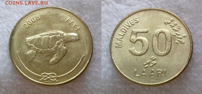 МАЛЬДИВСКИЕ О-ВА 50 лари 2008 до 12.01 22:00 - МАЛЬДИВСКИЕ О-ВА 50 лари 2008 20190107_1538