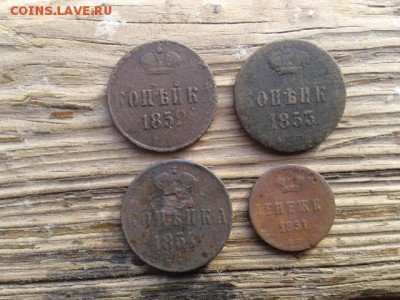 копейка 1852,53,54. и денежка 1851гг.   10.01.19.  22.00 - 20190108_102715[1]