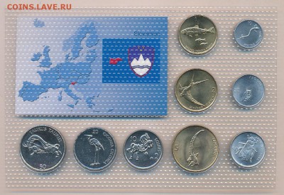 Набор Словении (AU): 1992-2004 упаковка, 9 шт до 14.01 22:22 - 4767