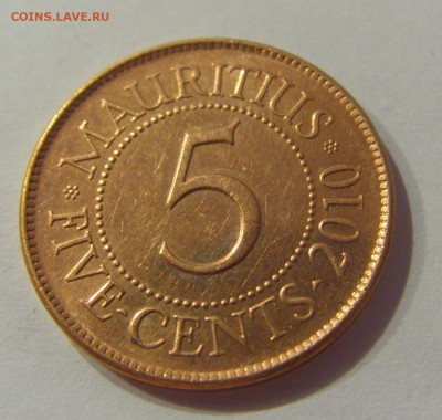 5 центов 2010 Маврикий №1 12.01.2019 22:00 МСК - CIMG2229.JPG