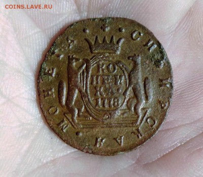 Копейка сибирская 1778 года. 08.01.19.22.00 - imageKV1986FL