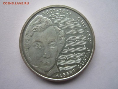 ФРГ 2001 10 марок Альберт Лорцинг до 13.01.19 в 22:30 - IMG_6021.JPG