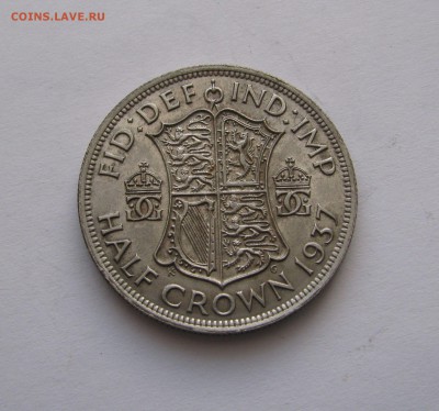 Британия. Георг VI. ½ КРОНЫ 1937 года. Unc.  До 11.01.2019 - Плкр1937 (4).JPG