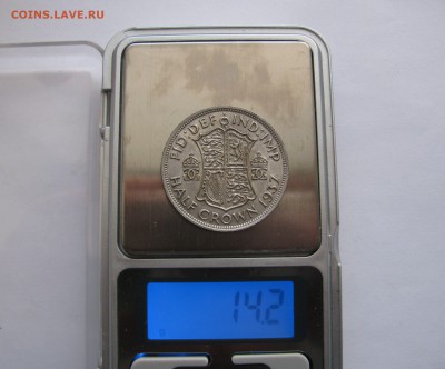 Британия. Георг VI. ½ КРОНЫ 1937 года. Unc.  До 11.01.2019 - Плкр1937.JPG