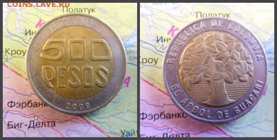 Колумбия 500 песо, 2009 - 6