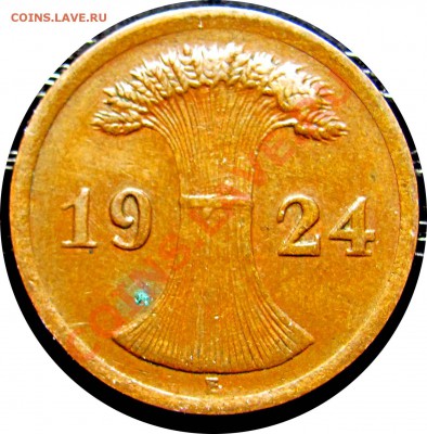 A19 Германия 2 рентных пфеннига 1924E до 07.06 в 21°° - A19 2 1924e_2