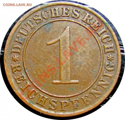 A21 Германия 1 пфенниг 1929A до 07.06 в 21°° - A21 1 1929A_1