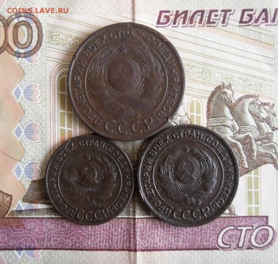 1,2,3 копейки 1924 года. До 13.01.19г 23.00 МСК - 3