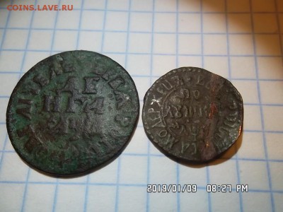 денга 1704 года с бонусом - SAM_5283.JPG
