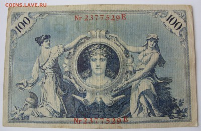 Антиквариат, жетоны, боны, аксессуары и прочее. - 100 марок 1908 красные розетки - 1