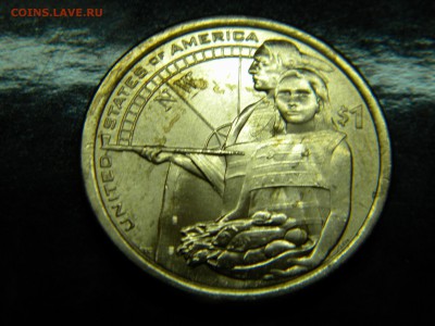 1 доллар США Сакагавея-Индианка 2014 г. до 16.01.19г - DSCN5326.JPG