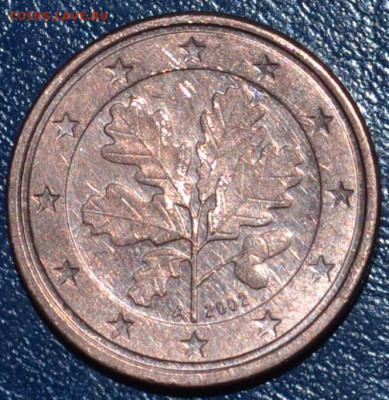 С РУБЛЯ 1 евроцент Германия 2002 А до 13.01.19 22 мск - DSC_5782.JPG