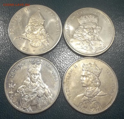 50, 100, 500 Zl 1979-1989 Польские короли 12 шт. до 17.01.19 - Короли 1