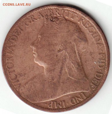 Великобритания 1 пенни 1897 г. до 24.00 18.01.19 г. - 040
