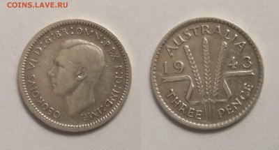 Австралия 3 пенса 1943 г - 17.01 22:00:00 мск - IMG_20190108_115754